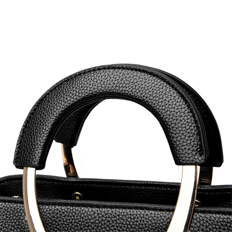 GENUINE High Quality Pu Leather Casual Tote Luxury Handbags Women Bags Designer Shoulder Crossbody Bags for Women 2025
